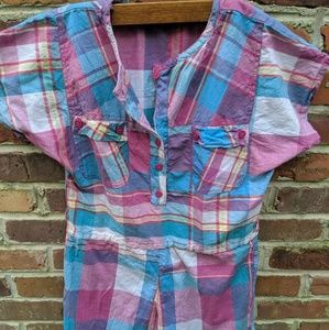 Vintage Madras Romper